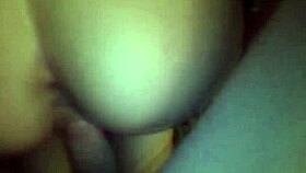 European babe stripteasing in POV with clothes ripped and facial