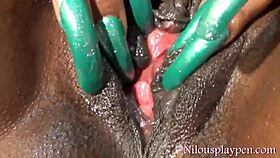 Nilou Achtland moans during her St. Paddy's day orgasm.