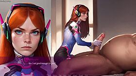 The unsatisfied wife mila ai gives a blowjob to her husband's friend in this 3d hentai