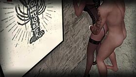 Damian and Coco in Cartoon Game Scene