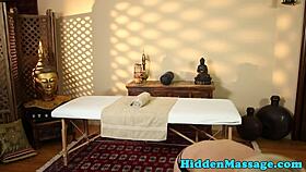 massage babe with big tits gets doggystyled so nicely!