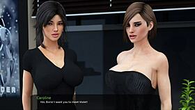 violet swallows big cum load after licking my ass in milfy city!