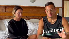 rimming tutorial with roxy fox, anal fingering and assfucking, gay femdom