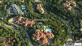 Blonde submissive Alex dominated in intense double penetration at Tushy