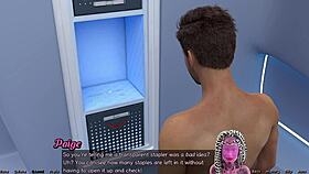 Stranded in space, chatting with the mature girls