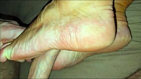 Intense Foot Fetish Sex With Stepmom In Panties And Barefoot