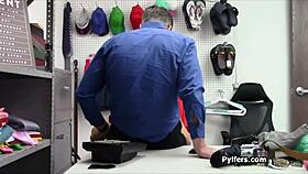 i can't resist craving that officer's cock at work