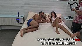 Karolzinha Enjoys Threesome In Hotel With Big Black Cock