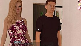 Complete Gameplay: Helping Big-Tits Blonde Whore With Dildo