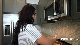 hey step mom alexa payne, use me while cooking soup in kitchen pov