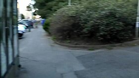 brunette with nice tits shows her body in front of everyone