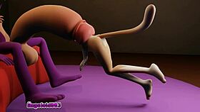 a night of wild vore pleasure with old angeloid003 in 3d cartoon fun