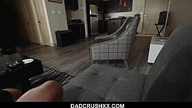 Watch Her Fuck Stepdad For Mall Money!