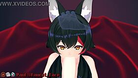 Go white girl, suck my cock in anime deepthroat!