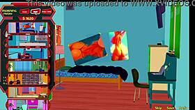 The caretaker continues his erotic journey in a 3D animated game with hot MILFS