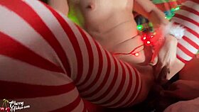 Christmas Milf Sloppy Blowjob And Doggy Anal Sex!