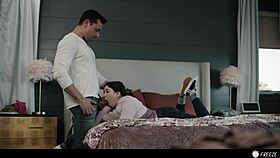 Anime bodybuilder dominates young girl with intense pussy fucking