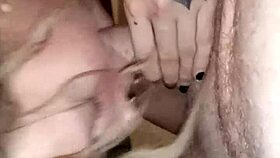 Teen ex intriguingly sucks my dick with passion