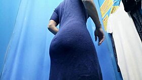 Real Dressing Room Footage of Russian Milf Changing Clothes