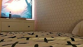 Feeling the hard ass on my big black cock during bareback gay sex