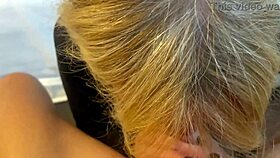 Blonde Receptionist Surprised By Morning Cock - Suck And Swallow.