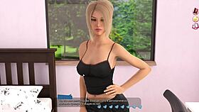 Complete Gameplay: Helping Big-Tits Blonde Whore With Dildo