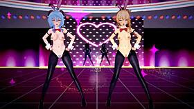 Genshin characters hentai mmd with 3d cartoon anime action