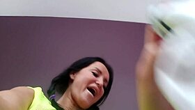 i'm givin' jerk off instructshuns with foot fetish humiliashun and mouth fuck joi