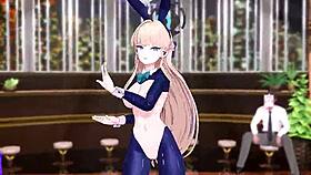 i can't stop watching this 3d anime hentai with toki