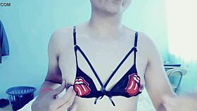 I am a hot young gay guy touching myself in my room, feeling excited