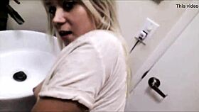 Quick Hardcore Fuck In The Bathroom!