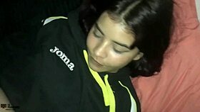 Latina amateur gets bent over and fucked hard like never before