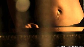 this indian milf's dancing is so arousing, mature brunette moves