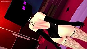 enderwoman minecraft in hentai 3d swimsuit fun