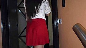 i meet an old friend at a hotel and she invites me to her room for sensual doggystyle