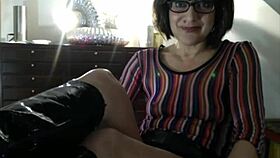 Olga from Buzzingbirdz is a MILF who squirts while cleaning the floor with a machine