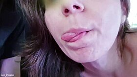 Intense Blowjob And Cum Swallowing In A Car