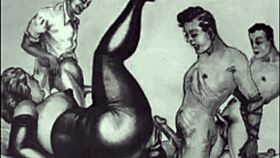 Vintage Erotic Drawings Spark Retro Desire