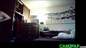 Look at this hot hairy teen 18+ with amazing tits playing with herself