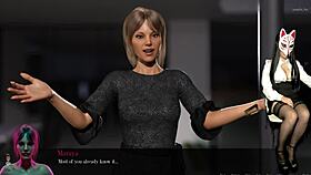 What Sinful Heels Does This MILF Wear in the Game?