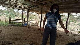 Widowed Stepmother Seduces Stepson on Country Farm