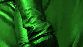 Leather clad rock chick gets shaved and fucked hard