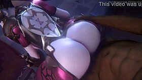 Overwatch Widowmaker Masturbation And Anal Compilation