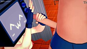 TV woman demands quick energy reload in wild toilet action