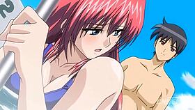 Step sister says to step brother, 'We almost got caught fucking in the pool!'