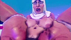 hijab arab aisha with big tits fucked on boat