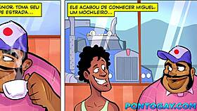 Young virgin in crossdressing loses his virginity to a male prostitute in bareback gay sex