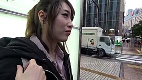 i watched this super hot japanese miko get her big tits and ass fucked doggystyle, cumshot everywhere!!