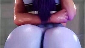 Overwatch Widowmaker Masturbation And Anal Compilation