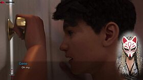 ms. denvers ep 14: spying on big tits milf in bathroom